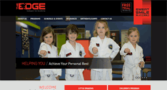 Desktop Screenshot of edgetaekwondo.com